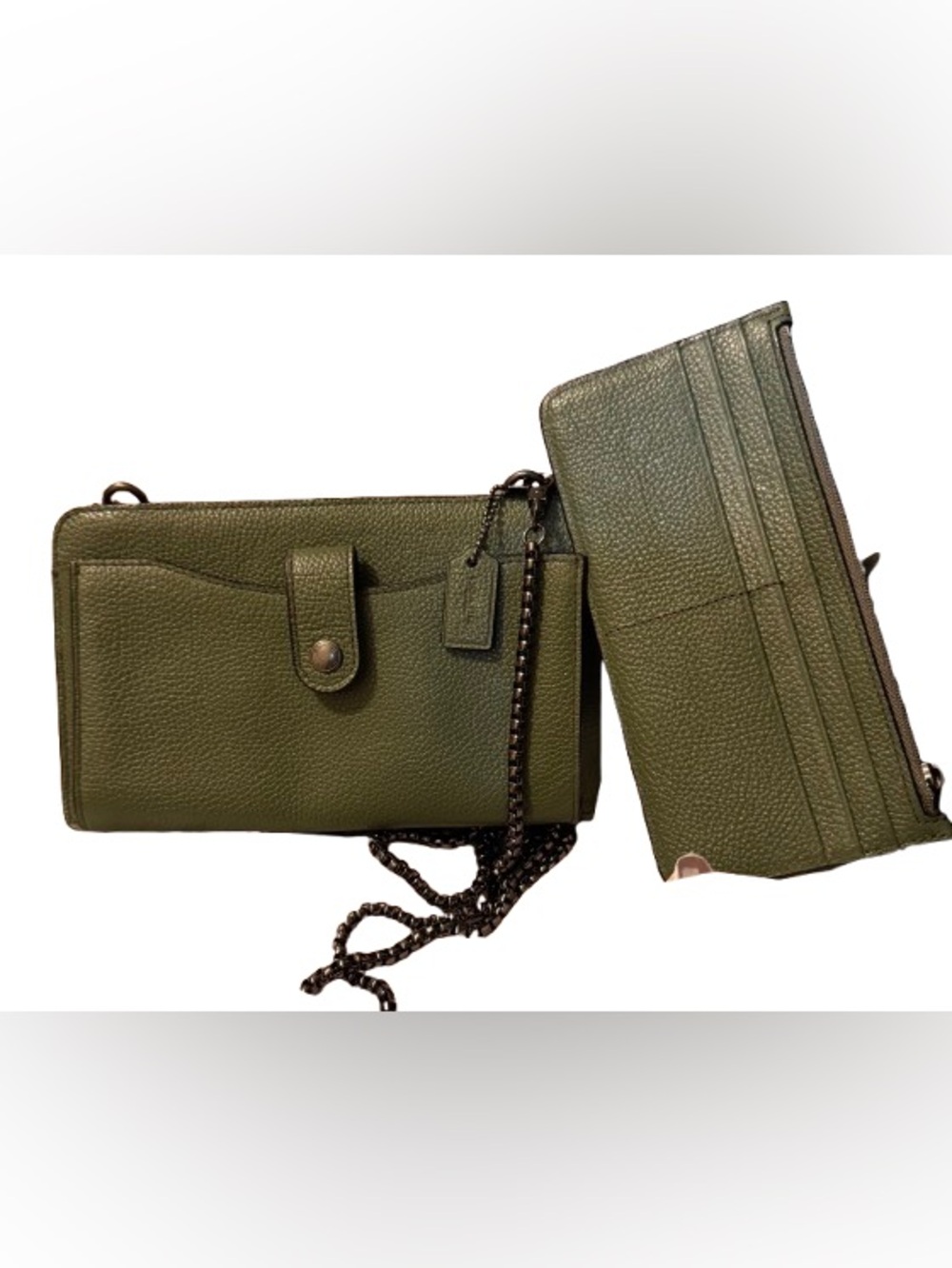 Coach 53529 Noa Pop-Up Messenger (Olive) - EUC - Picture 13 of 14